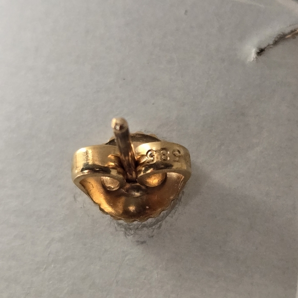 Vintage jaymark jewelry pearl earrings with gold studs - Picture 7 of 12